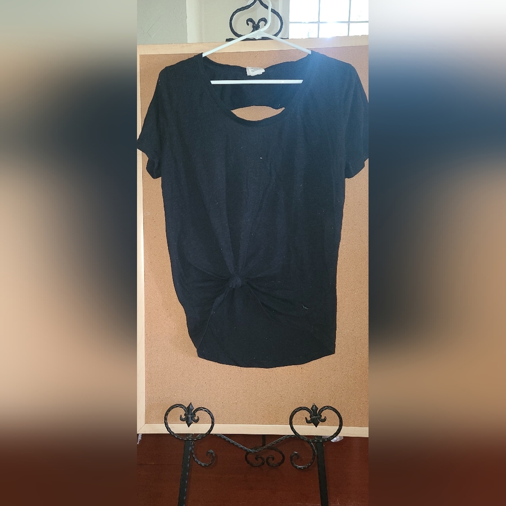 PINK black tee